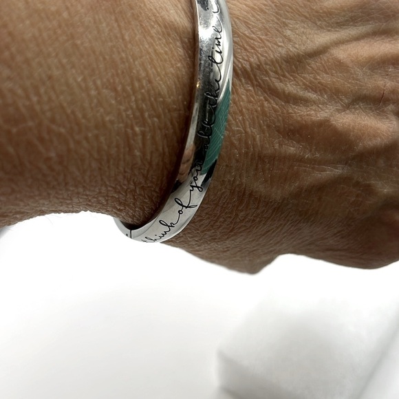 Bracelet VTG HMK LIC  I Think of You All The Time Stainless Steel - Picture 7 of 12